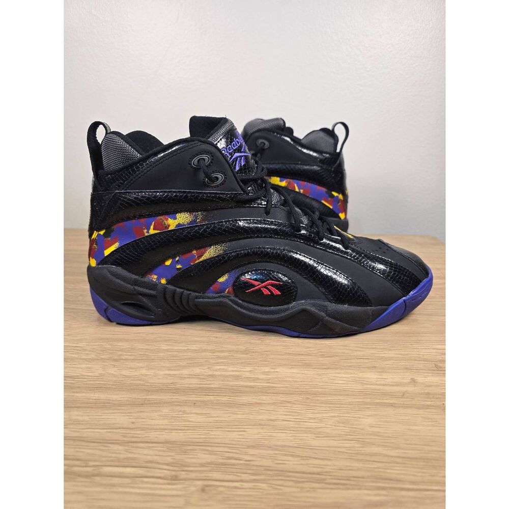 Reebok Shaqnosis Escape From LA Mens Size 13 Black Red Athletic Shoe Sneakers